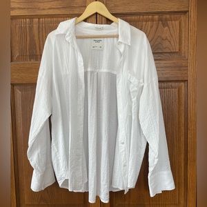 Abercrombie and Fitch Womens Oversized Button Down